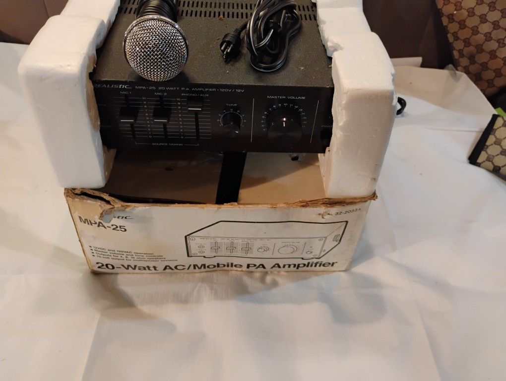 20-watt AC/Mobile PA Amplifier Best Offer