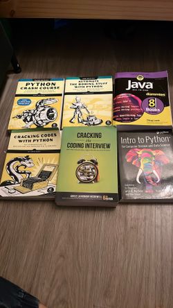 Python And Java coding Books