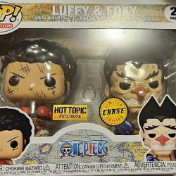 Luffy And Foxy Two Pack Chase Funko Pop