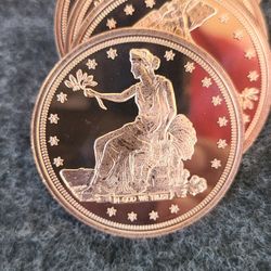 (20) 1oz AVDP Copper Seating Liberty 