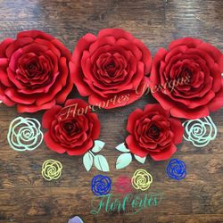 Paper flowers flores de papel