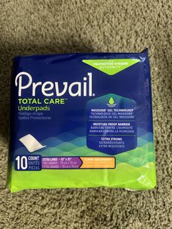 prevail total care underpads Lot