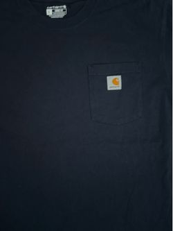 Carhartt Loose Fit heavyweight Blue Large Chest Pocket