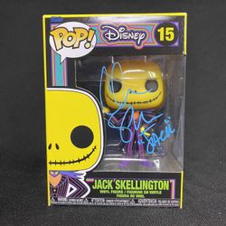 Disney Nightmare Before Christmas Jack Skellington Autographed By Chris Sarandon Authenticated 