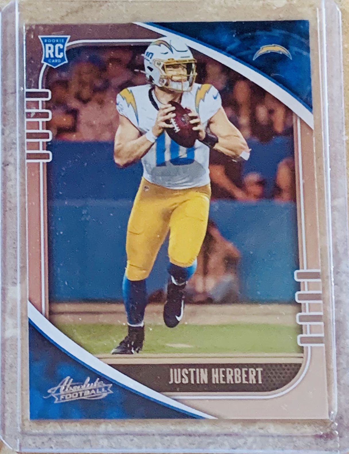 NFL 2020 Panini Absolute Football Los Angeles Chargers Justin Herbert Rookie Card