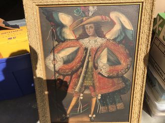 Oil Painting Medieval 23.5x27.5