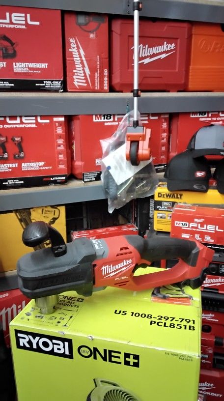 MILWAUKEE M18 FUEL BRUSHLESS HOLE HAWG 1/2" (13 mm) RIGHT ANGLE DRILL (TOOL ONLY)