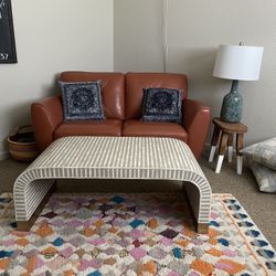 Anthropologie Bone Inlay Coffee Table! Paid $1399! Incredibly Fun Show Piece!