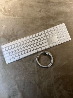 Apple Wireless Keyboard w/ Charger – Great Condition! - $30