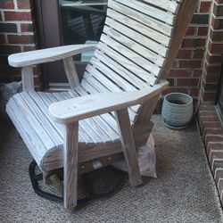 Outdoor Adirondack Glider Chair