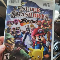 Nintendo Wii super smash Bros brawl Game Complete excellent condition. 