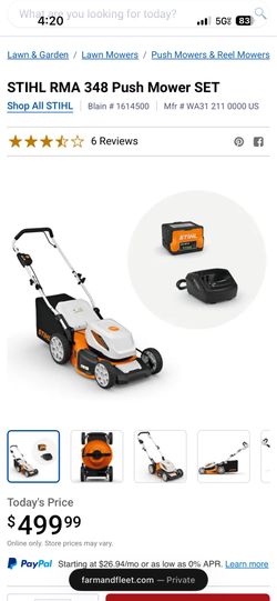 STIHL ELECTRIC LAWNMOWER