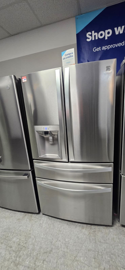 Kenmore Elite French Door 4‑Door Fridge – Stainless, Water & Ice