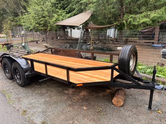 16’ flatbed trailer