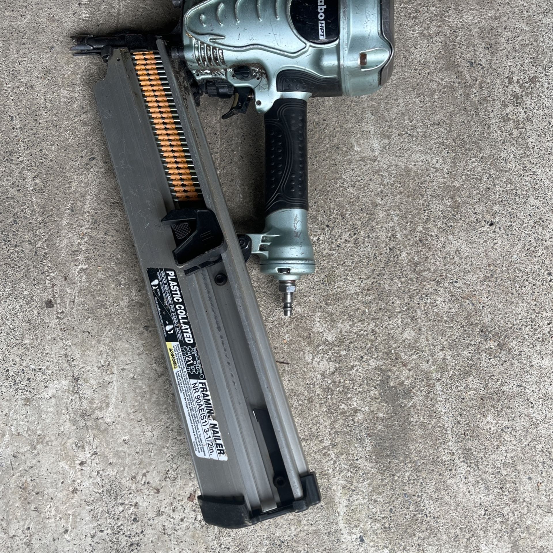 Metabo Nr90ae (s1) 3 1/2 Inch Strip Nailer