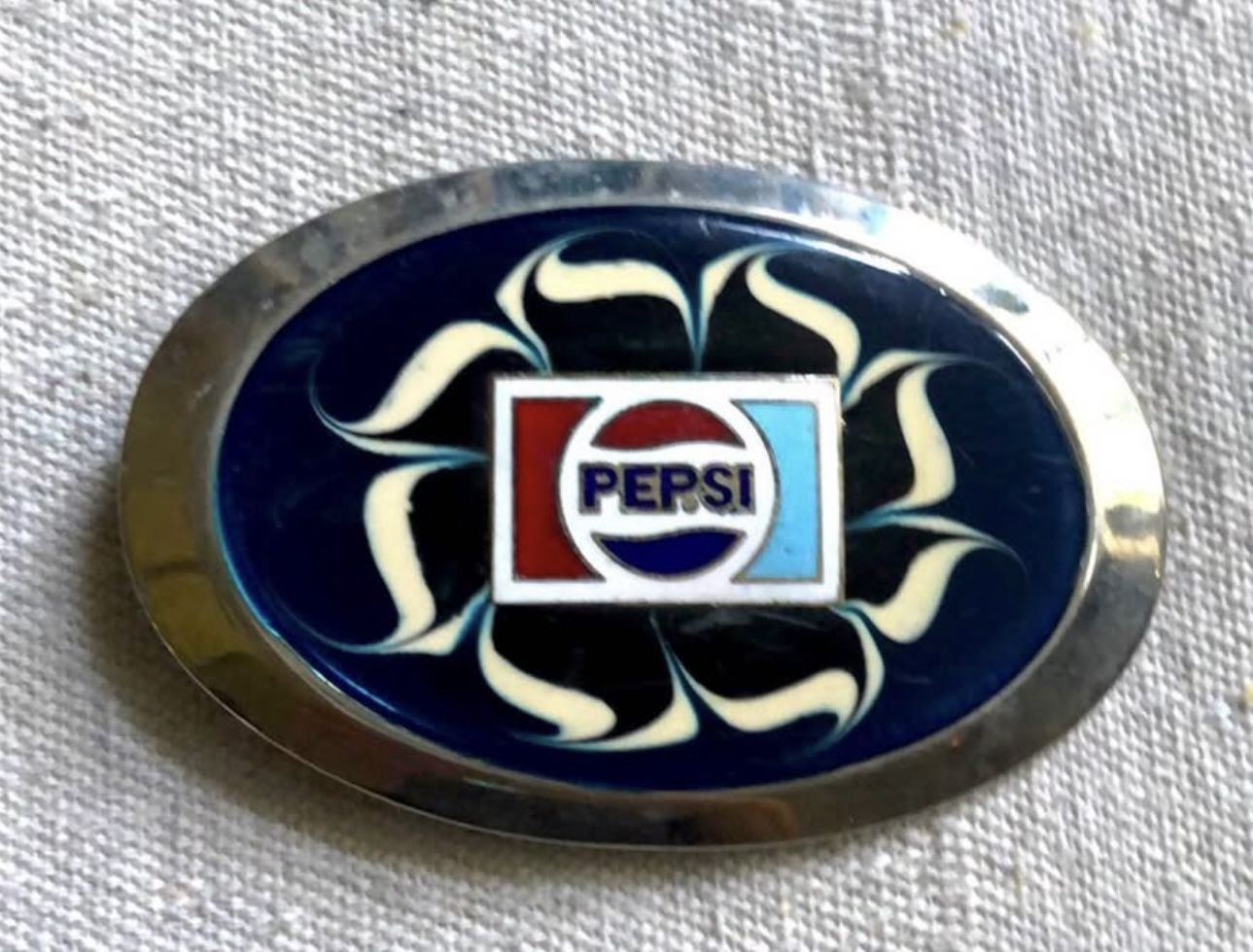 Vintage Pepsi Belt Buckle 