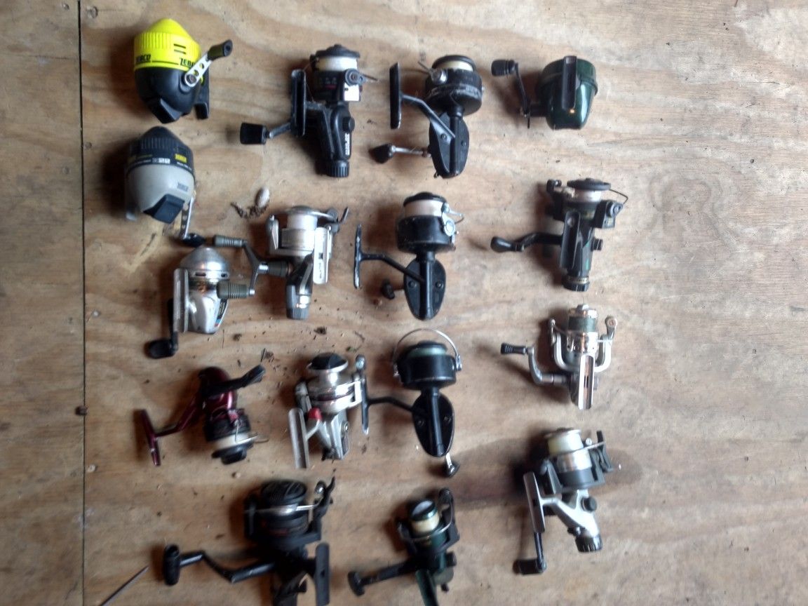 All kinds of fishing reels