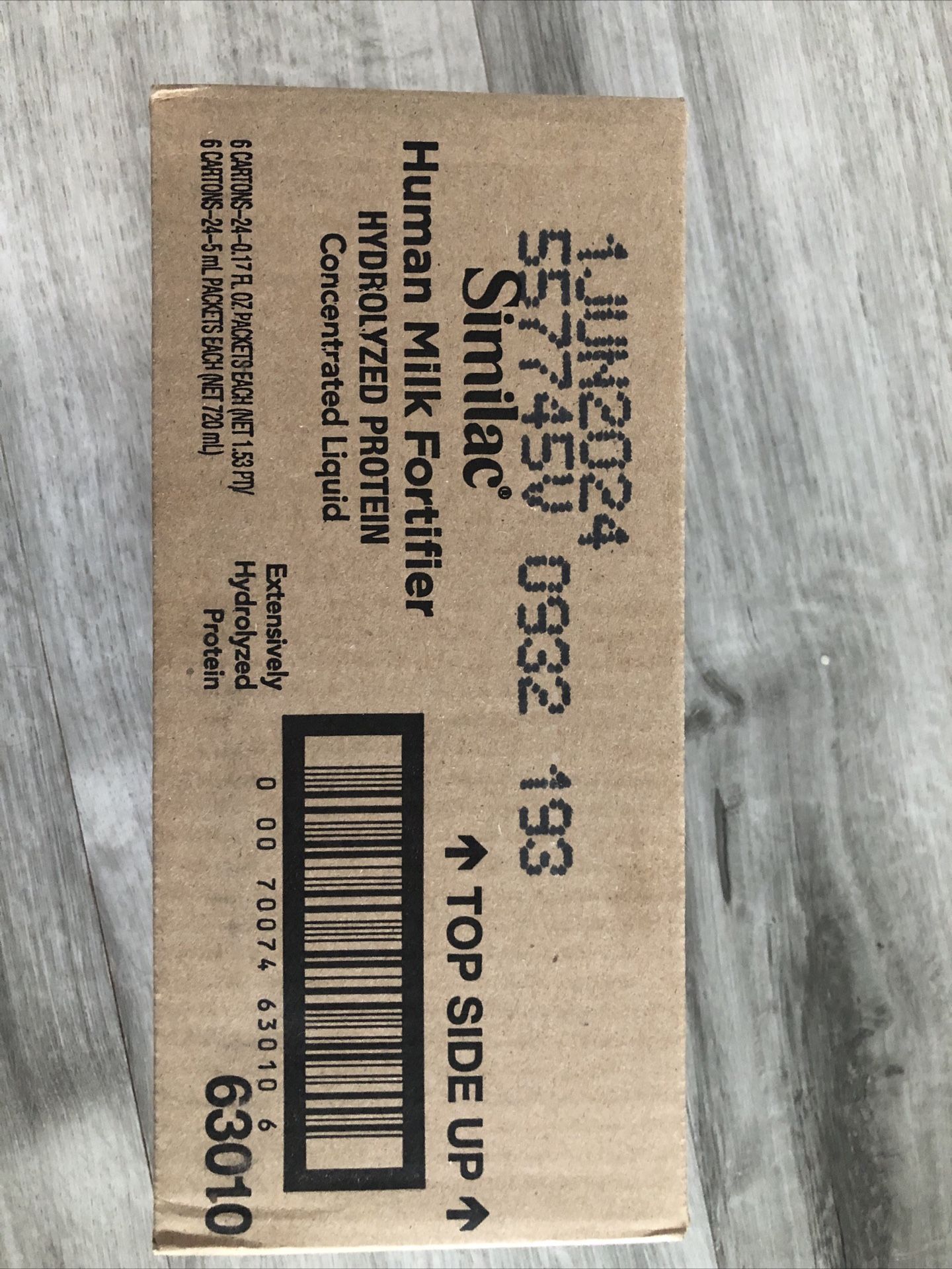 Similac Human Milk Fortifiers Concentrate Liquid 24-0.1C7 FL OZ/5 mL per packet