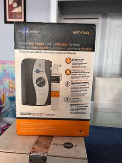 Instant hot water tank y filtration
