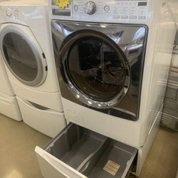 Kenmore Front Load Washer With Pedestals Working Perfectly 4 Months Warranty 