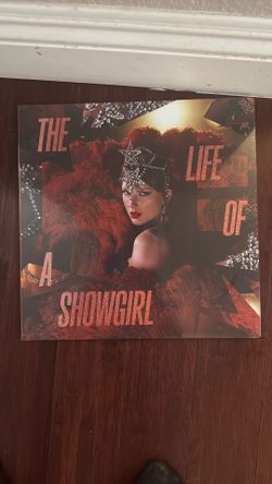Taylor Swift The Life of a Showgirl: The Tiny Bubbles in Champagne Edition (Red Lipstick & Lace Transparent Vinyl)
