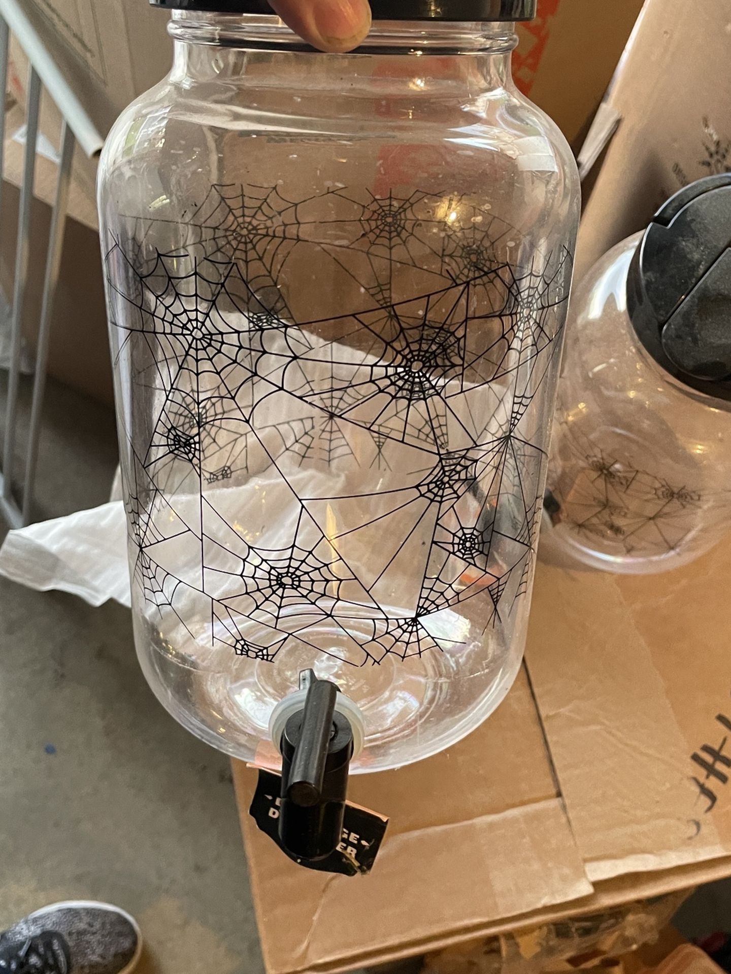 Target Halloween Spiderweb Drink Dispensers