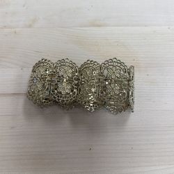 Gold elastic  bracelet