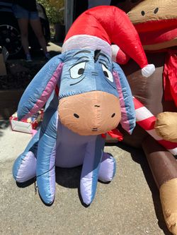 Christmas Xmas Eeyore inflatable Disney