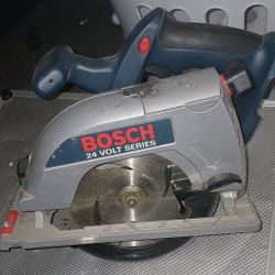 Bosch 24 Volt Cordless Circular Saw !