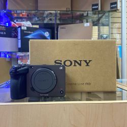 Sony Cinema Line FX3 Open Box