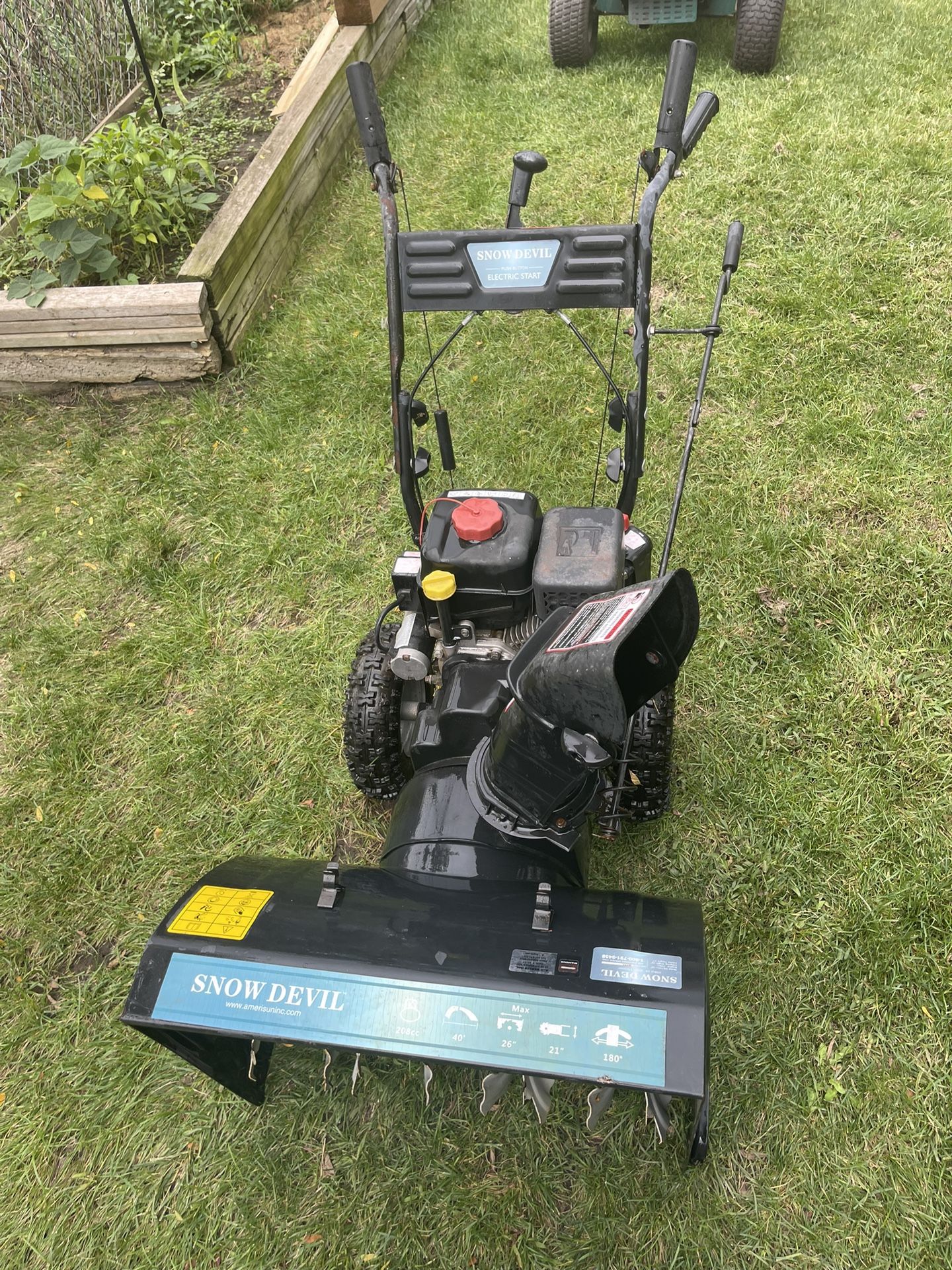 snow blower electric start