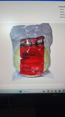 3M 6305 3/4 IN GREEN FINE LINE TAPE ROLL