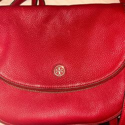 red tory burch bag