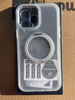 iPhone 13 Pro Max Case, with 360 Ring Stand & Camera Protectors [Compatible with MagSafe]