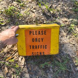 Antique Traffic Light Box
