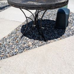 Very Rustic Spool Table
