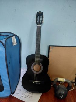 Black acoustic Guitar Gig Bag
