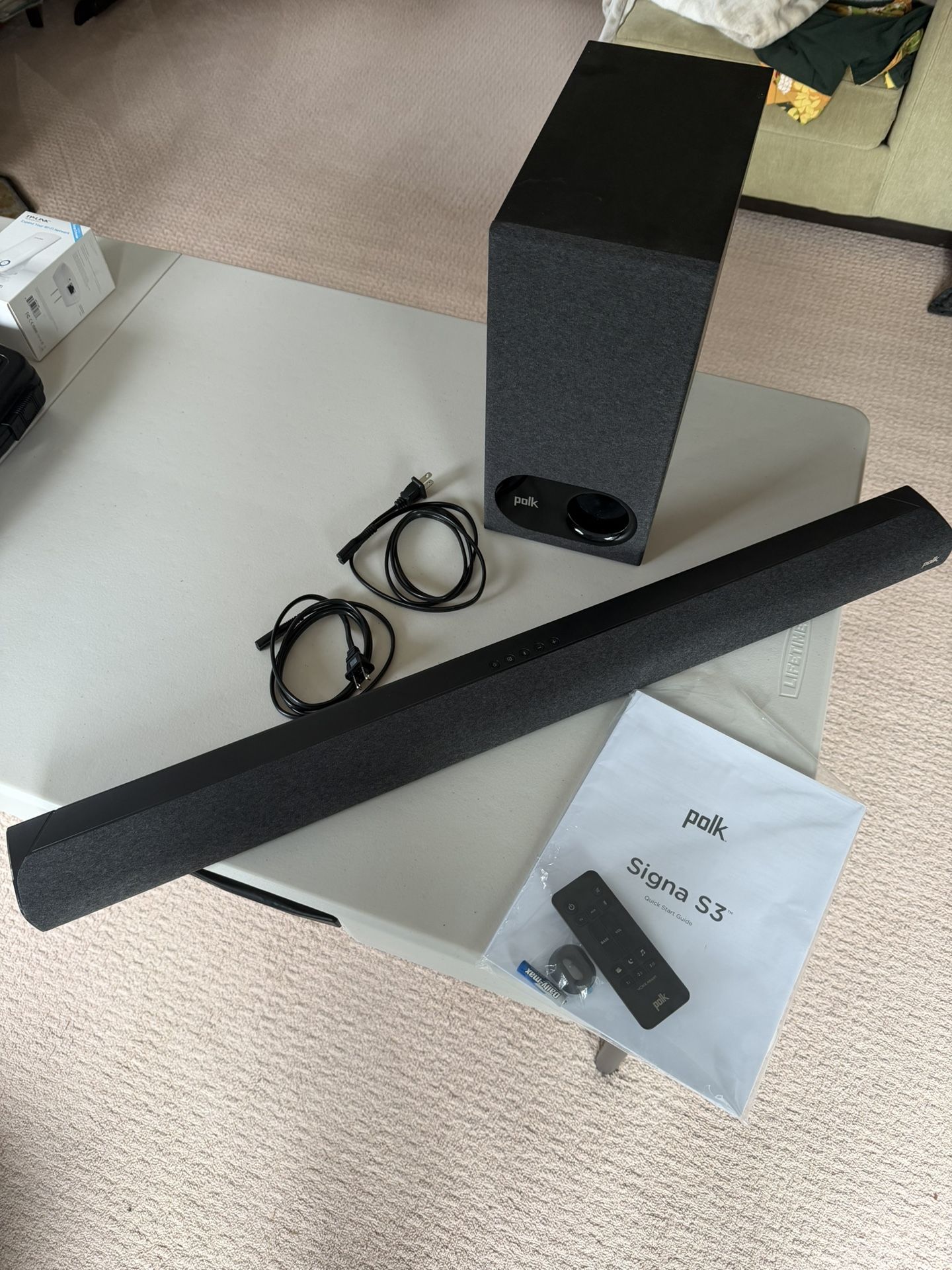 Polk Signa S3 Soundbar With Wireless Subwoofer