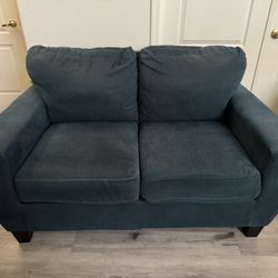 Teal Loveseat 