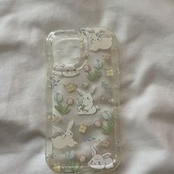 BUNNY IPHONE 12 PROMAX BUBBLE CASE