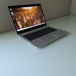 HP EliteBook Laptop 14" Platinum Touchscreen Intel Quad-Core i7 512GB 16GB Excellent