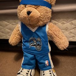 NBA Orlando Magic Plush Collectible 17.5” Teddy Bear Wearing Jersey, 2009 a613