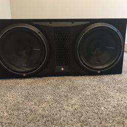 Rockford Fosgate P3-2X12 Punch Duel P3 Loaded Enclosure Sub
