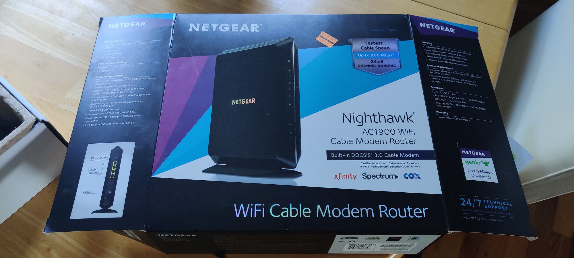 NETGEAR Ac1900 wifi modem router