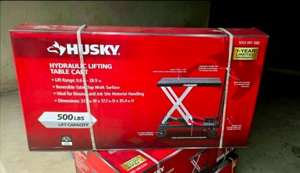 Husky 500 lbs. Hydraulic Lifting Table