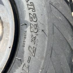 Two 4 Wheeler Tires