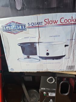 Americana 5 Quart Slow Cooker
