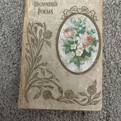 Brownings poems Book