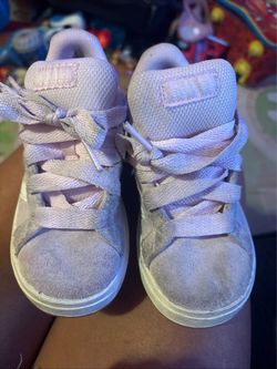 Girls Size 1 Adidas Grand Court 00s Pink Sneakers size 11
