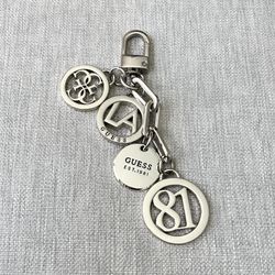 Guess Silver Bag Charm / Key Chain
